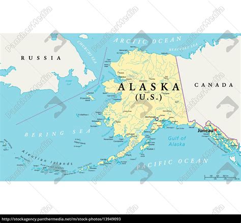 Detailed Political Map Of Alaska Ezilon Maps Images