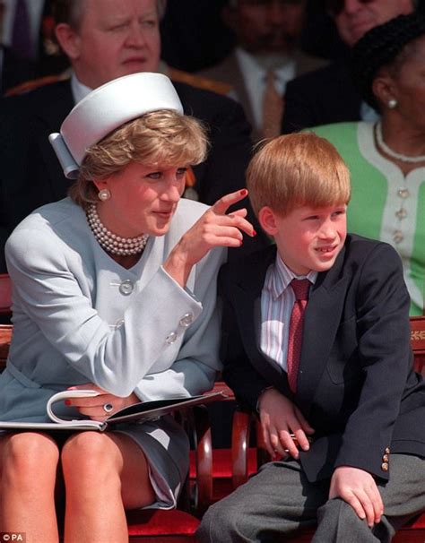 prince harry recalls walking behind mother diana s coffin daily mail online