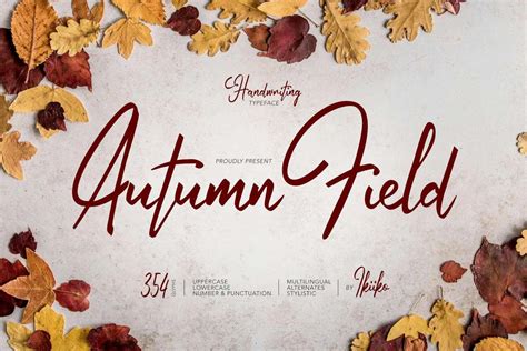 Autumn Field Font Dafont Free