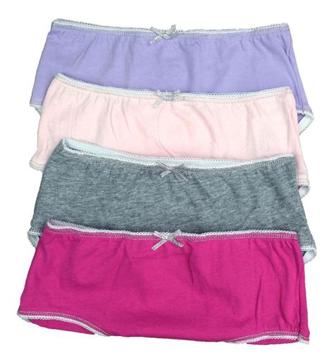 Buyless Fashion Girls Panties Assorted Colors Soft Cotton Brief Underwear 4 Pack Ebay