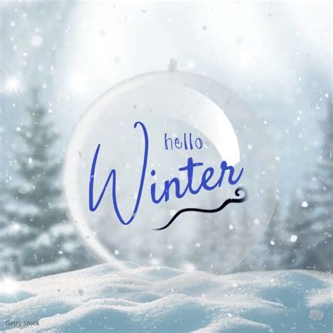 Hello Winter Template Postermywall