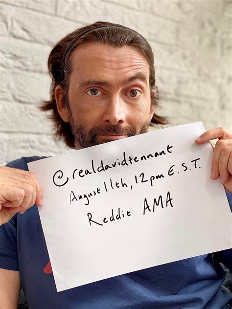 David Tennant On Reddit All The Answers From His AMA
