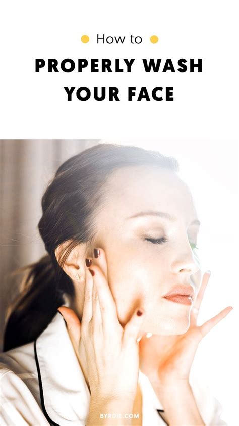 May Sure You Are Washing Your Face The Right Way With