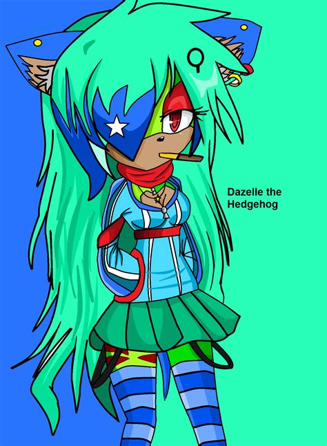 Dazelle The Hedgehog Sonic Girl Fan Characters Fan Art 34929677