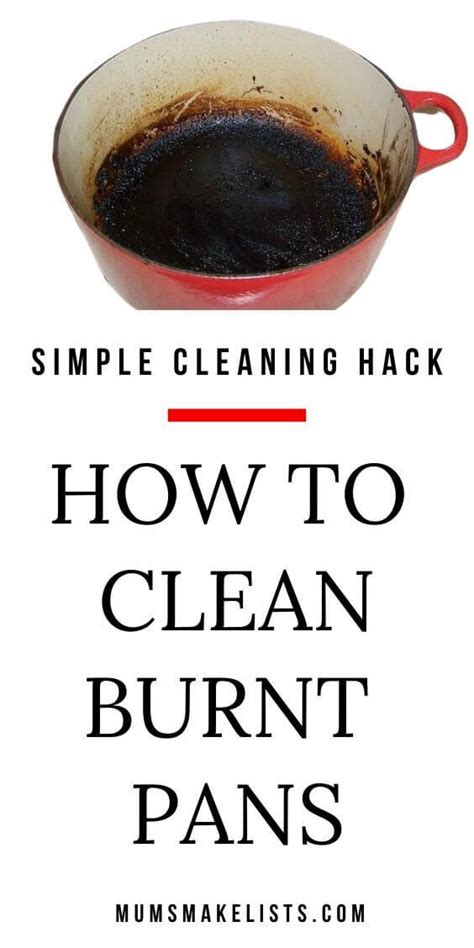 How To Clean Burnt Pans Quick Simple And Easy Cleaning Burnt Pans