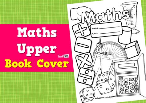 Maths Upper Book Cover Teacher Resources And Classroom Games