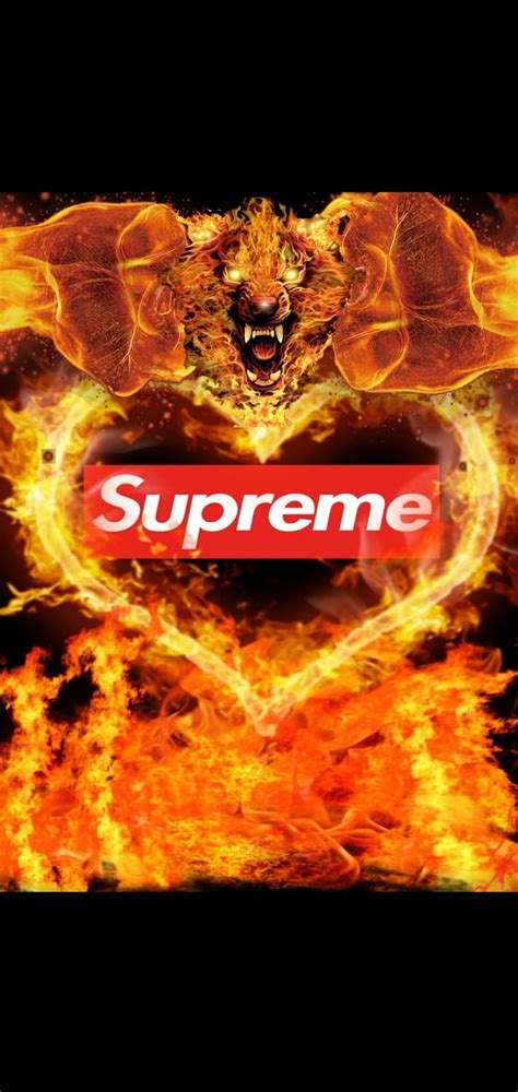Supreme Fire Hd Phone Wallpaper Peakpx