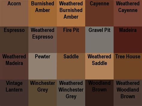 Related Image Color Names Chart Sepia Color Brown Color Names