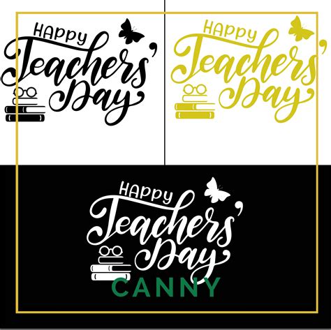 Customized Sticker Happy Teachers Day Selamat Hari Guru A5 A4