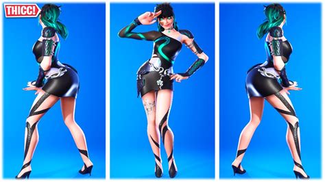 Fortnite Thicc Slayer Charlotte Skin Showcased Sapphire Hagiri Quest