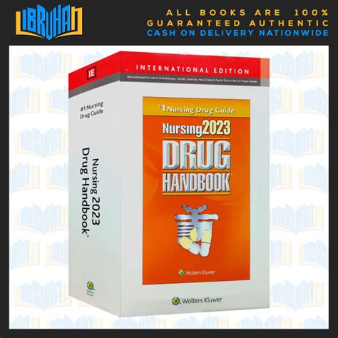 Nursing 2023 Drug Handbook Wolters Kluwer Colored International Edition Lazada Ph
