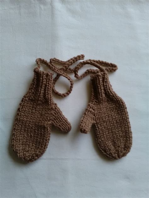 Toddler Mittens On A String Etsy