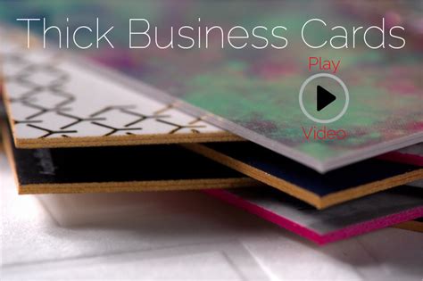 These are the most expensive cards to print and mostly should be chosen in case of elaborate logos and designs. Thick Business Cards - Luxury, Customized & Double Layered ...