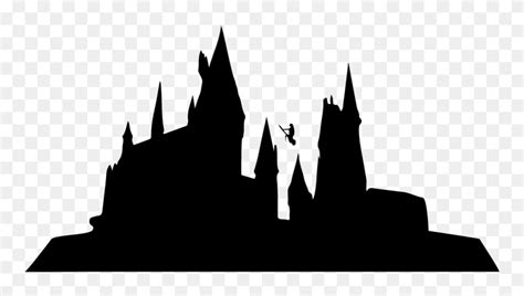 Hogwarts Outline Silhouette Hogwarts Castle Clipart Stunning Free