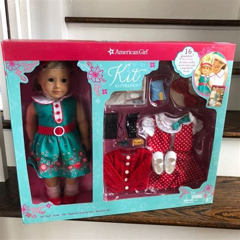 american girl kit kittredge 1 doll with two outfits and accessories includes dress sweater