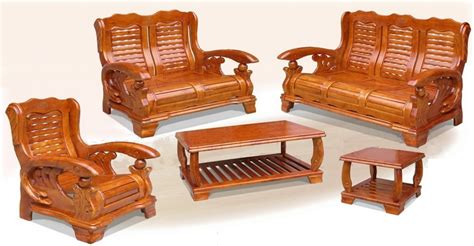 Wooden Sofa Set 123 Model Qoa 2206 Furnitures Malaysia