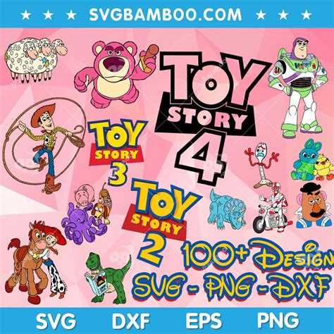 Toy Story All Characters Svg Bundle Toy Story 4 Svg Bundle