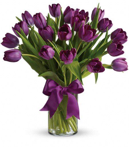 Passionate Purple Tulips Flower Shop In Salem Oregon