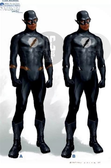Photo Concept Art Of Wally Wests Flash Costume For The