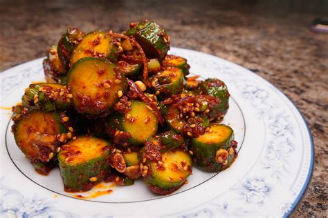 Spicy Korean Cucumbers R15minutefood