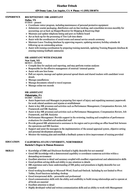 Savesave hrm cv for later. Resume Samples Human Resources Assistant - HR Assistant CV Template