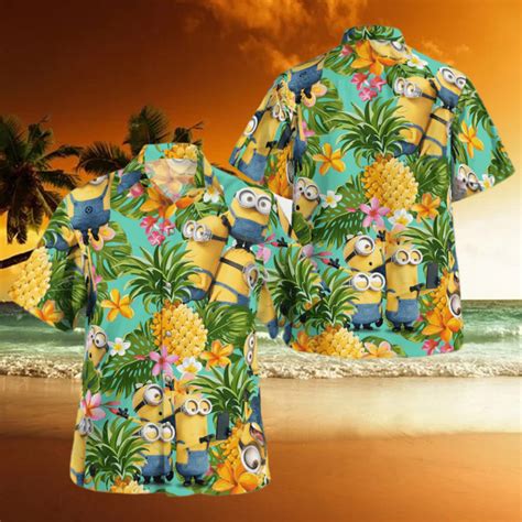 Minion Tropical Hawaiian Shirt Gearbloom