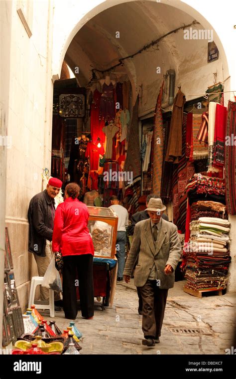 Souk In Tunis Tunisia Stock Photo Alamy