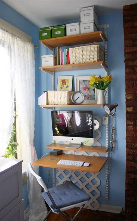 10 Diy Small Home Office Ideas For When You Have No Space Ohmeohmy