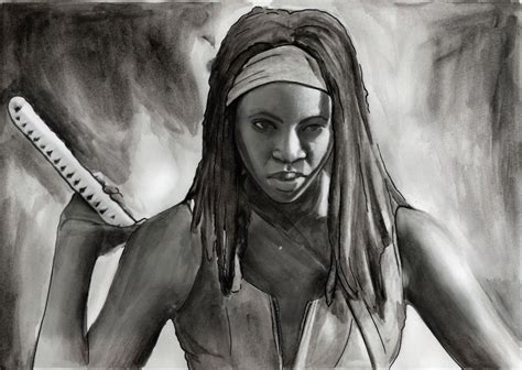 Michonne The Walking Dead By Jlvalom On Deviantart