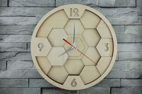 Layered Wall Clock Svg Laser Cut File Mandala D Clock Cut