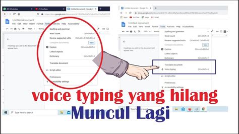 Using your voice to type documents on google docs will mean that you will complete more of your work in much lesser time. CARA MENAMPILKAN VOICE TYPING PADA GOOGLE DOCS - YouTube