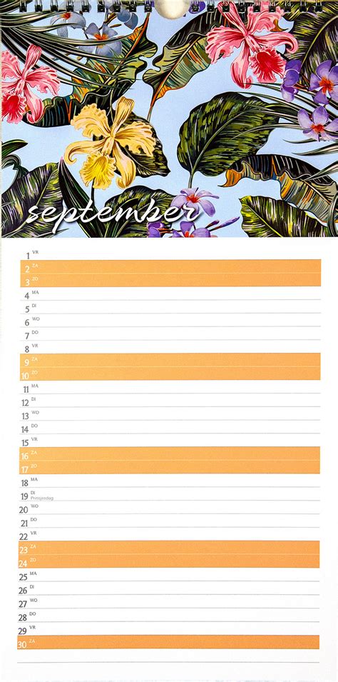 Kalender 2023 Botanica Smal Maandkalenders Kalenders Overig
