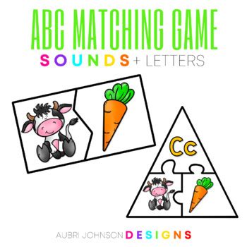 *Freebie* ABC Matching Game in 2021 | Letter matching game, Matching ...