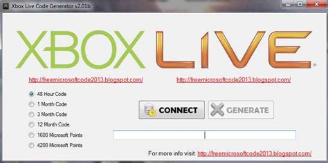 Free Microsoft Codes 2014 Xbox Live Code Generator