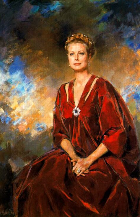 International Portrait Gallery Retrato De La Princesa Grace De Monaco