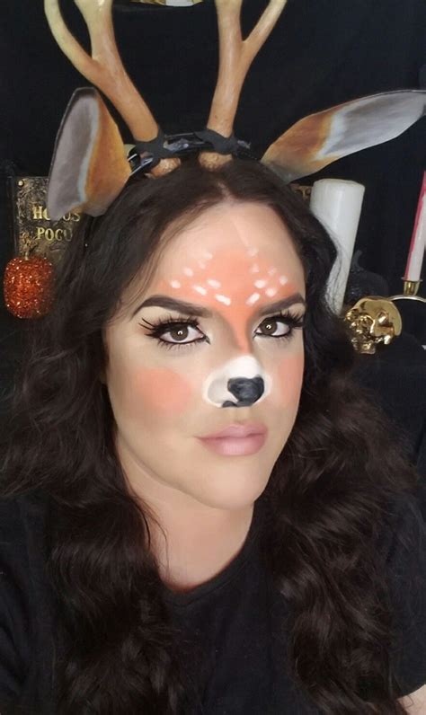 Deer Makeup Costume Snapchat Filter Halloween Diy Beauty