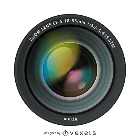 Ultra Realistic Camera Lenses Vector Download