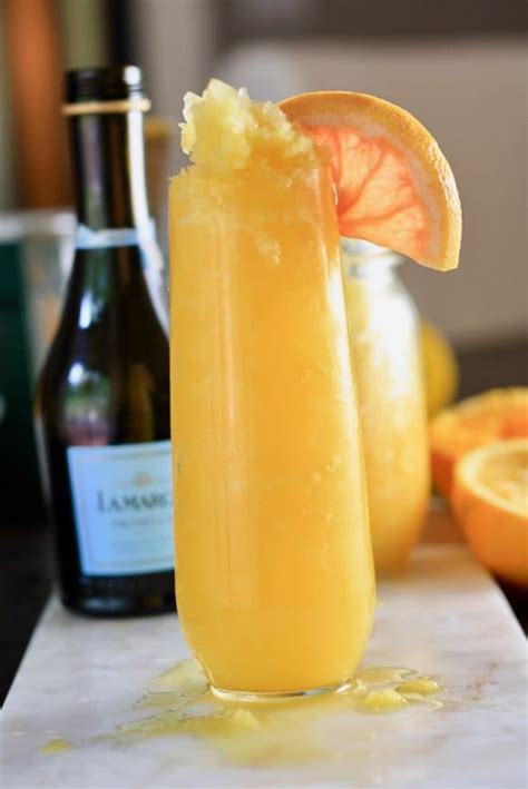 These Frozen Mimosas Are Fabulous Deeeelish Recipe Frozen Mimosa