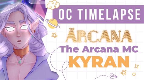 The Arcana Game Mc Kyran • Character Redesign • Oc Timelapse • Youtube