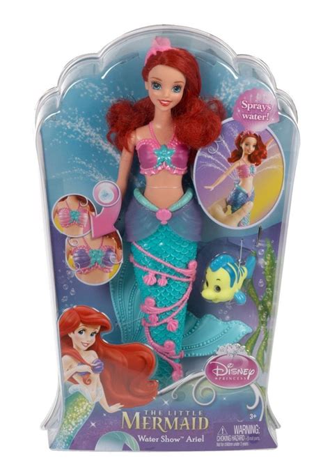 New Disney Princess The Little Mermaid Water Show Ariel Doll Squirts Water Nib In Toys And Hobbies