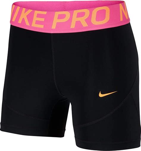 Short Feminino Nike Pro 5 Blackao9975 013pink X Small Br