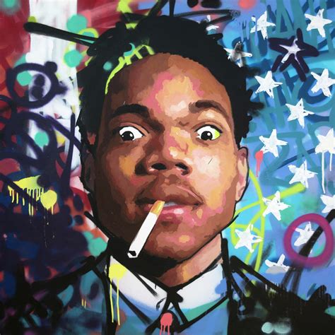 Chance The Rapper Painting By Richard Day Fine Art America
