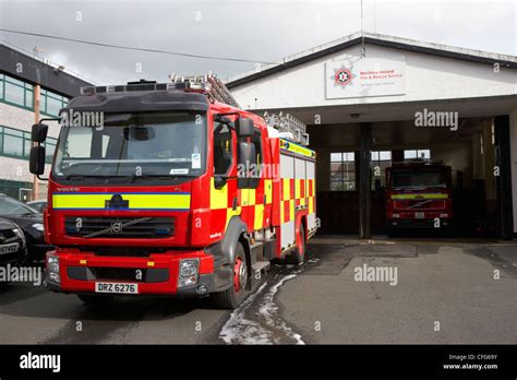 Northern Ireland Fire And Rescue Service Nifrs Fire Engine At Antrim