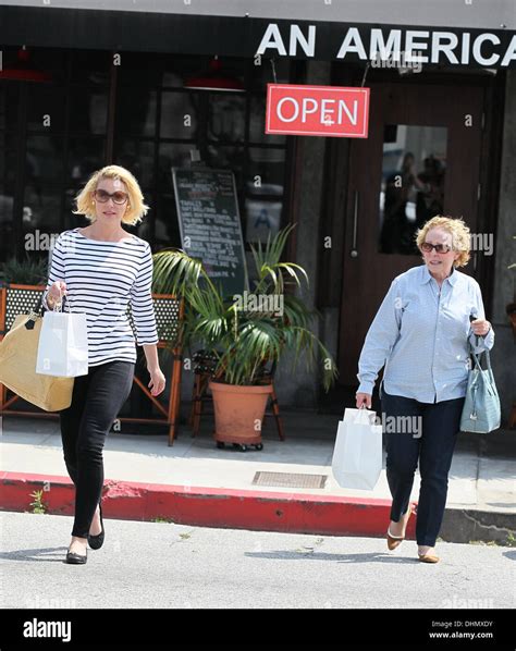 Katherine Heigl And Her Mother Nancy Heigl Leave House Cafe After Having Lunch Los Angeles