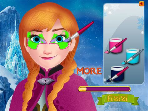 Frozen Anna Face Painting Play Online On Flash Museum 🕹️