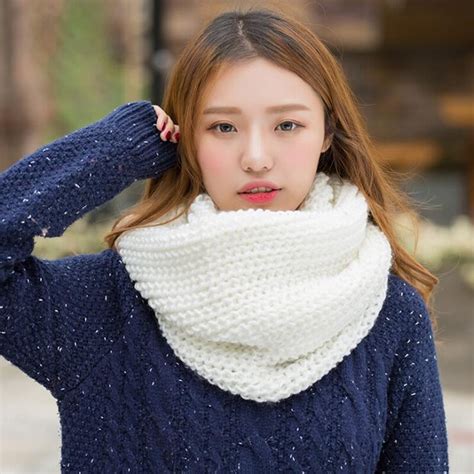 Learning how to knit a scarf is the best beginner project because it boils down to three simple. 2017 Fashion New Unisex Winter scarf knitted Scarves ...