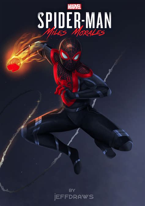 Artstation Spiderman Miles Morales