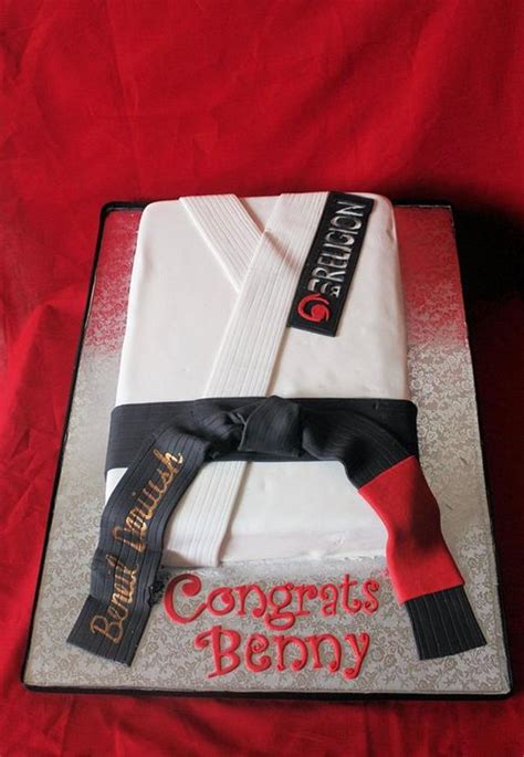 Black Belt Jiu Jitsu Cake Decorated Cake By Sarah F Cakesdecor