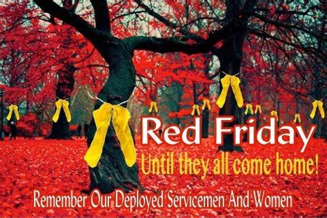 Red Friday | Red friday, Red friday military, Remember ...