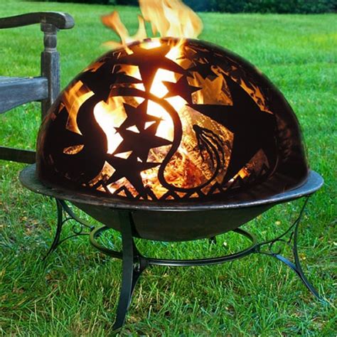 Fire Pit With Orion Fire Dome Outdoor Fireplaces